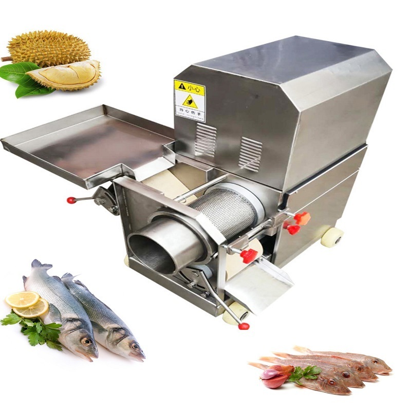 Fish Flesh Separator and Bone Separating Machine/Minced Fillet Separating Machine/Fish meat picking machinery