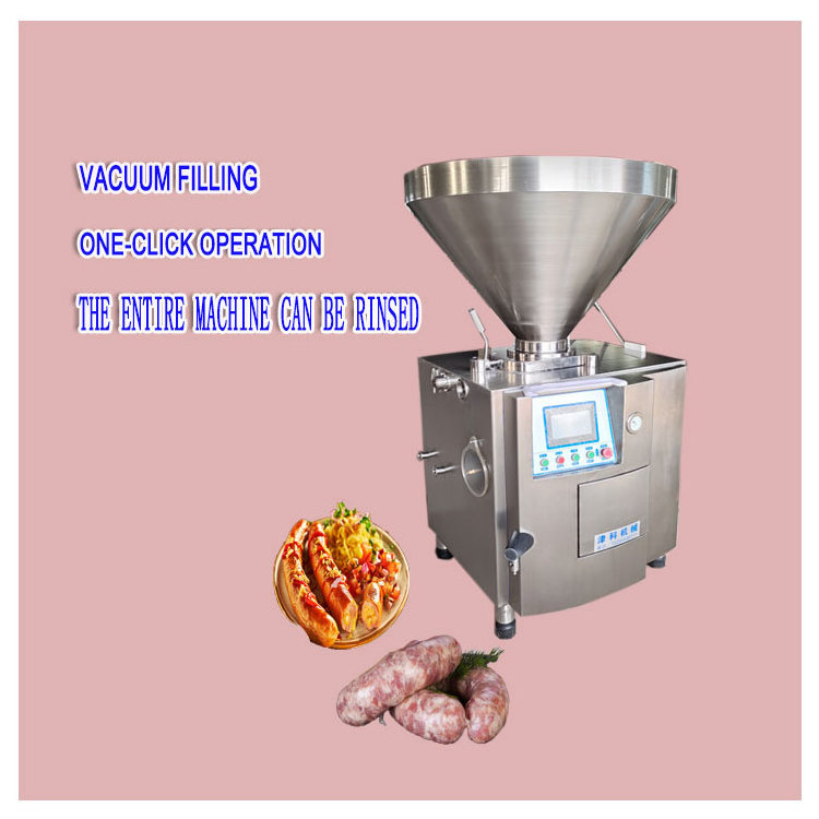 high speed vacuum sausage ham filling machine/vacuum quantitative sausage stuffer/vacuum filler for sausage