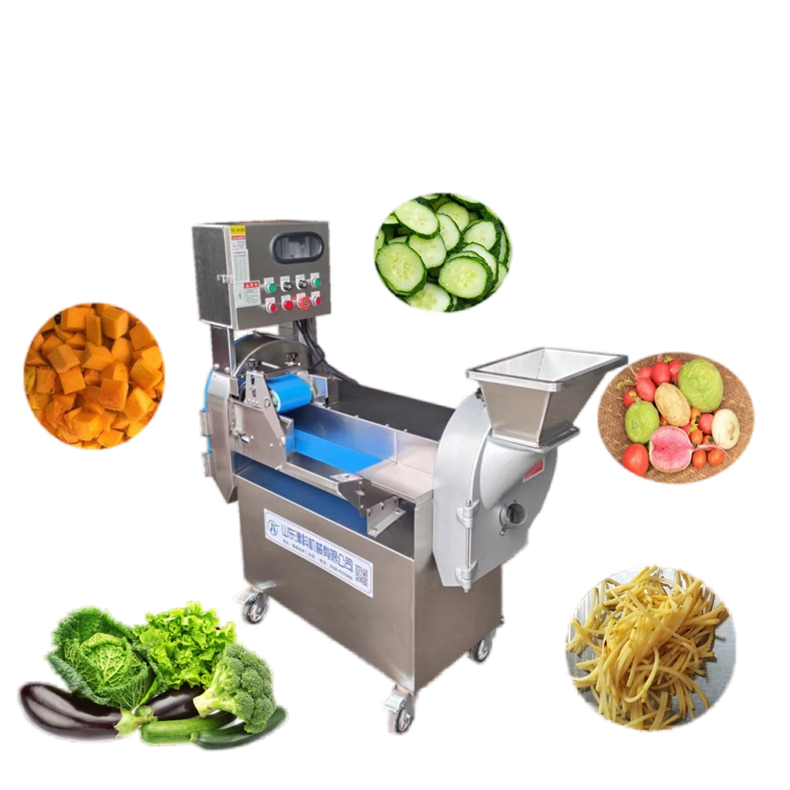 Industrial Automatic Vegetable Dice Slice Cutting Machine Onion Slicer Dicing Cutter Machine for Vegetables Wooden Case Provided