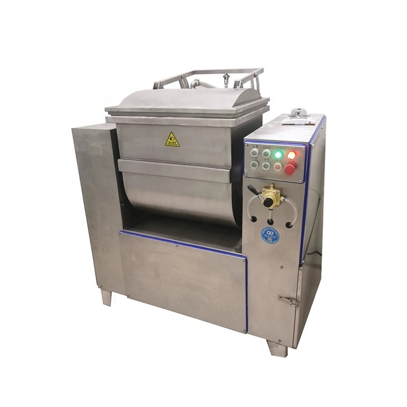 Industrial vacuum dough mixer for making bread