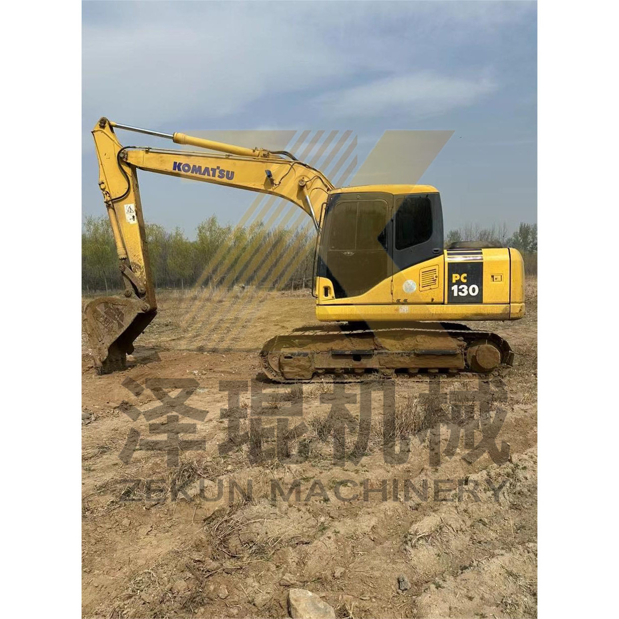 13 ton excavators used secondhand komatsu pc130-7 excavator digger excavator for sale in shanghai