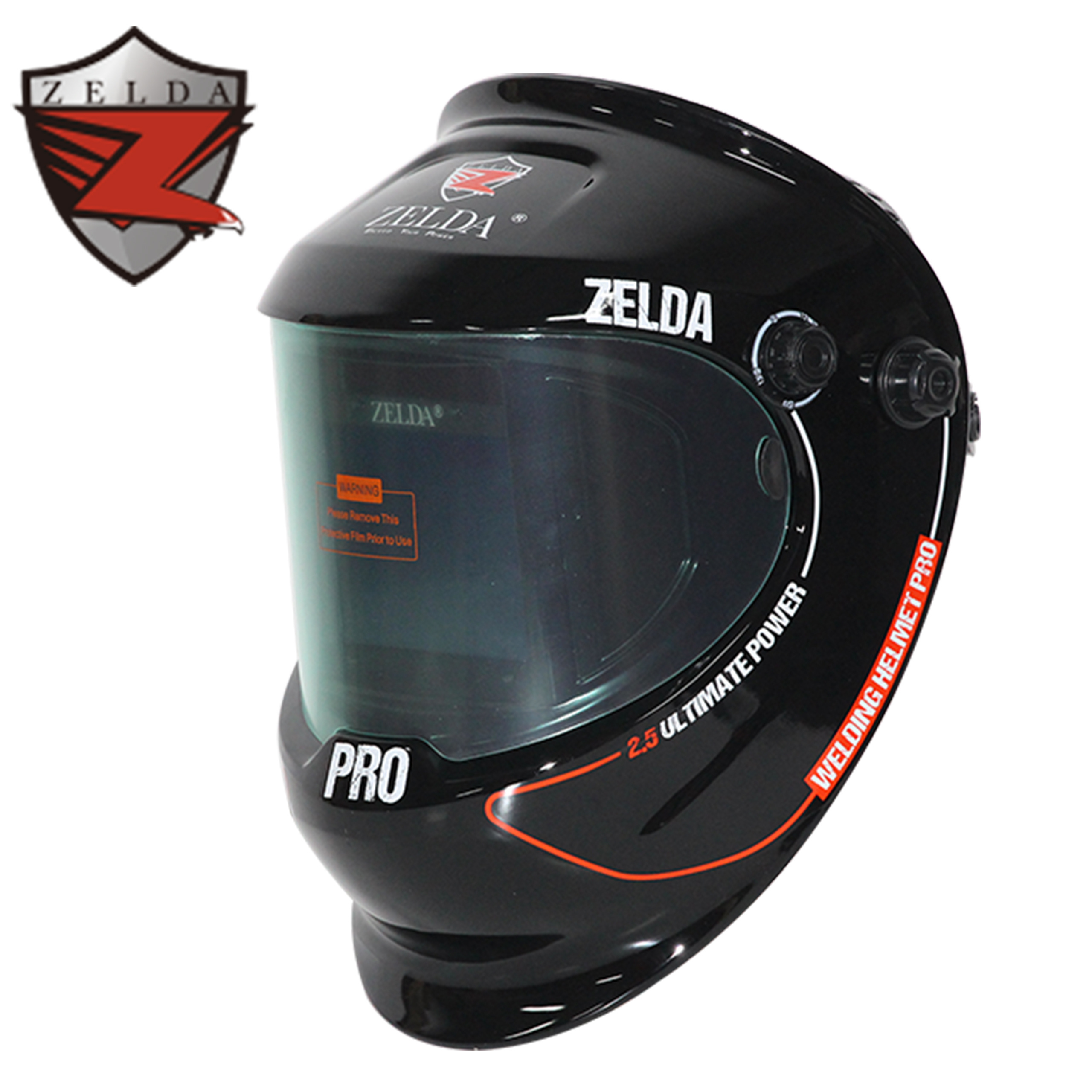 Zelda ZD-10083 Welding Helmets Glow In The Dark Helmet Stickers welding accessory Used for MMA MIG MAG TIG Welding Helmet