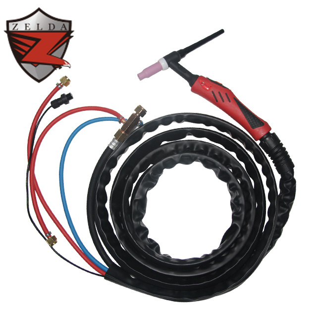 Tig Torch Weld Accessories Head Handle Flexible Hose Welding Torches 4m and 8 Meter Metal Welding Gun Head