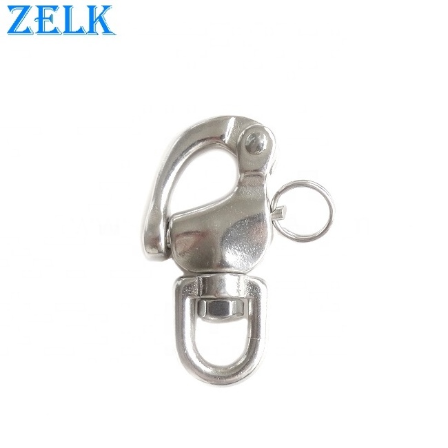 Marine Hardware High Polished Stainless Steel Eye Swivel Snap Shackle