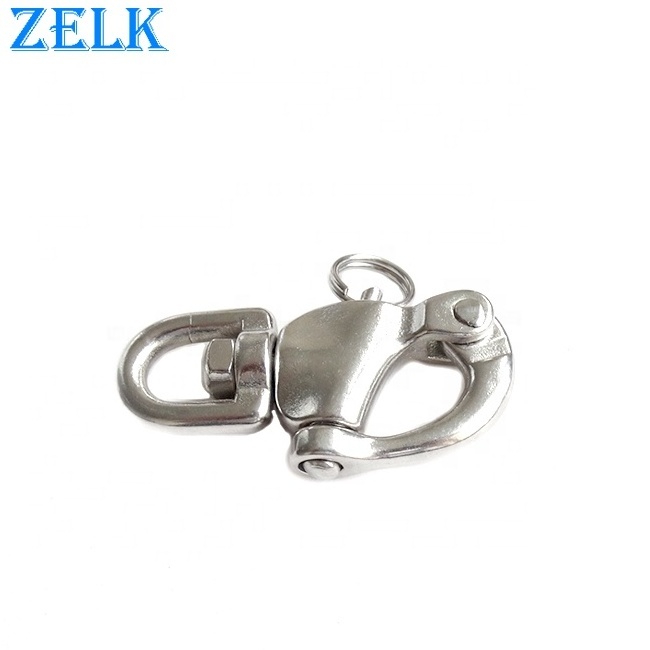 Marine Hardware High Polished Stainless Steel Eye Swivel Snap Shackle