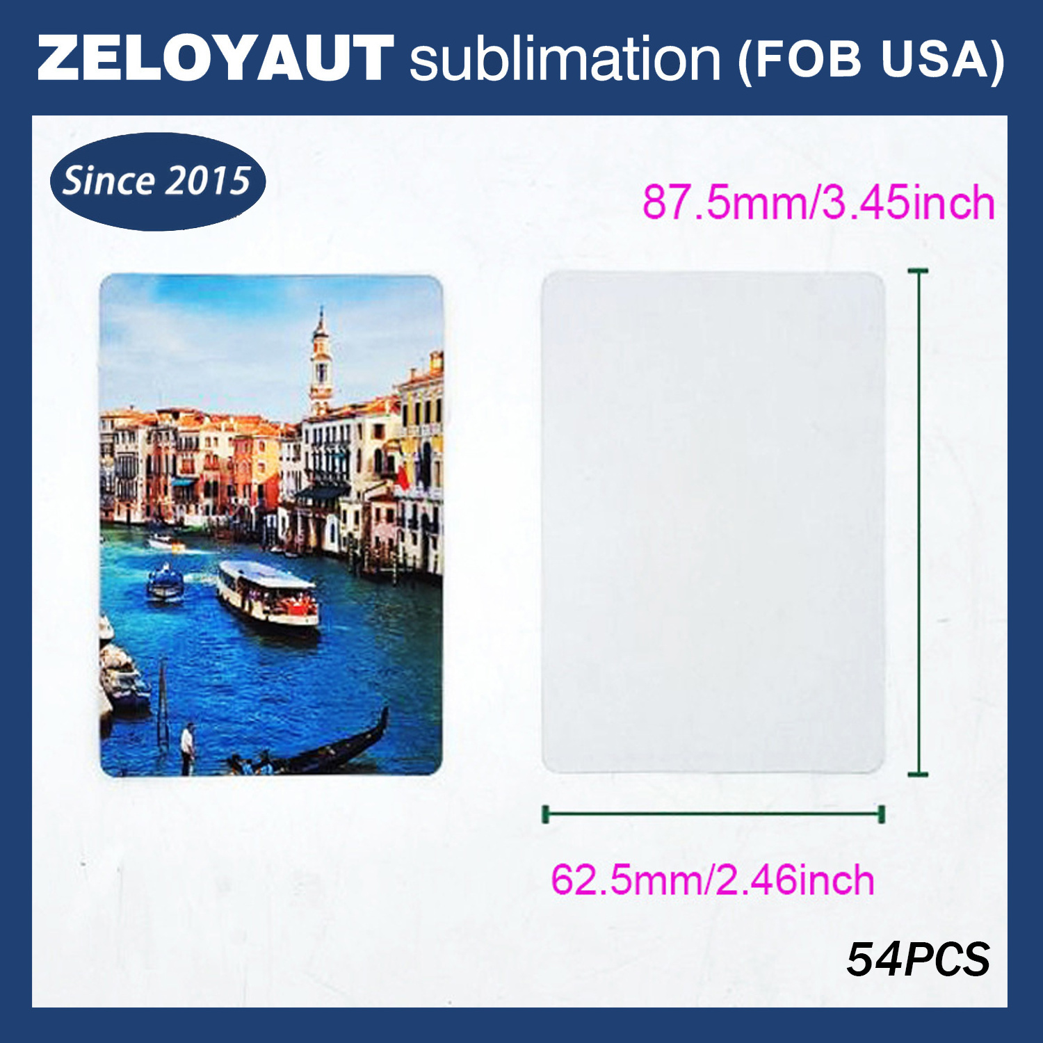 ZELOYAUT-Sublimation Custom originality individuation Playing cards 2024 For Home And Party