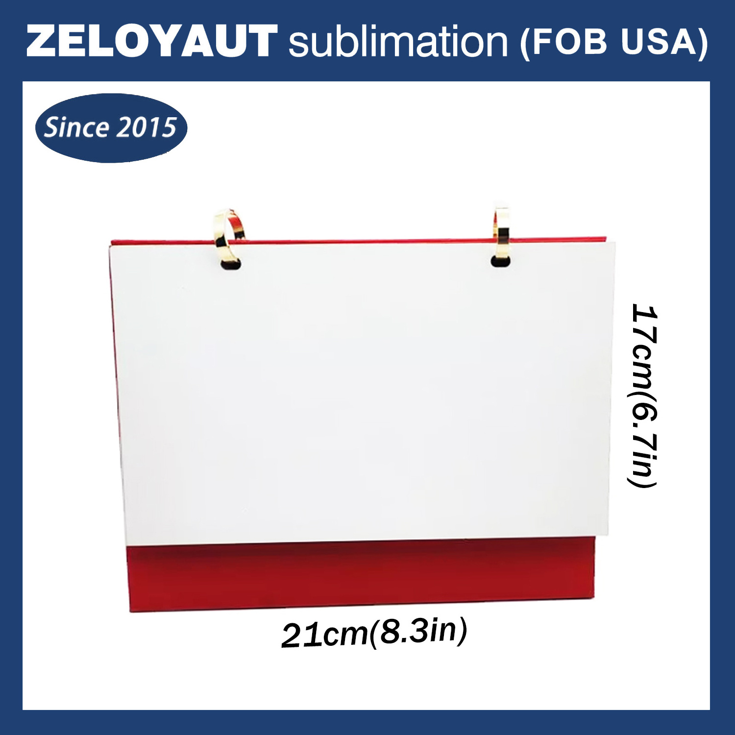 ZELOYAUT-Sublimation Custom originality individuation Calendar 2024 For Home And Office