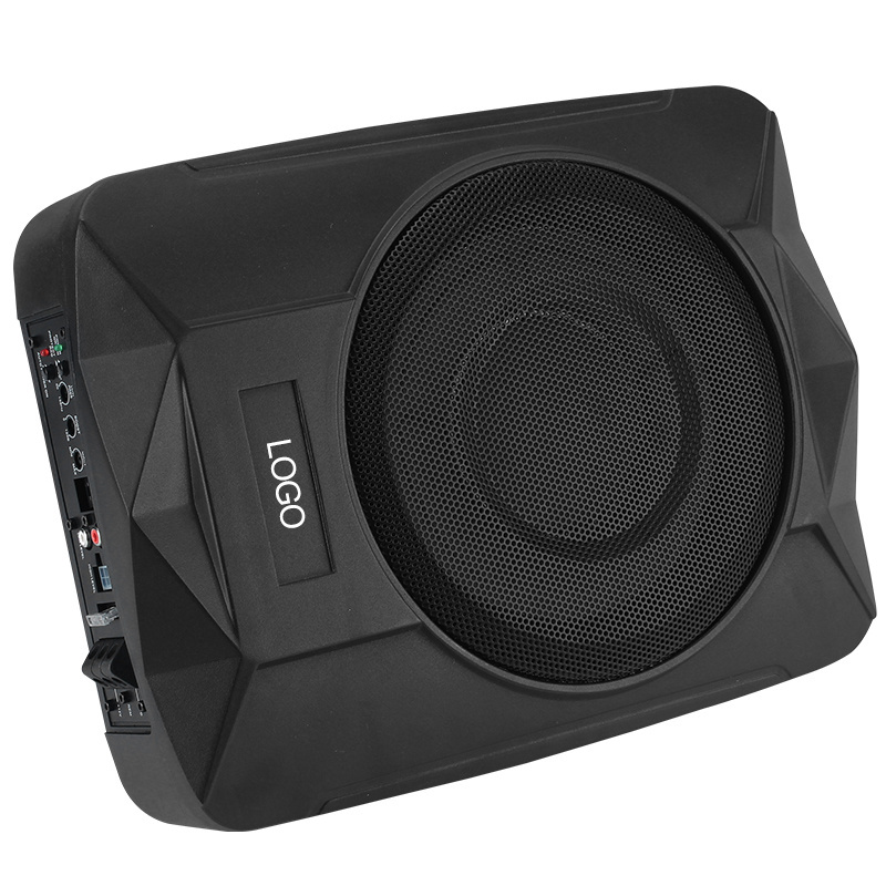 Car audio box slim underseat subwoofer bass subwoofer 10/12 inch aluminum basket sub woofer