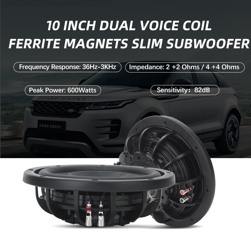 Car Audio Speaker 12 inch Subwoofers  Enclosures Bass Box System aluminum basket 600w subwoofer