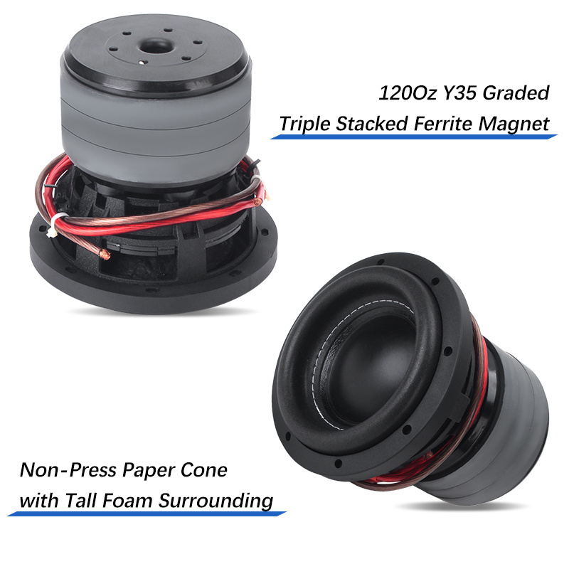 car audio 6.5inch subwoofer speaker bass 600W subwoofer 4layer voice coil