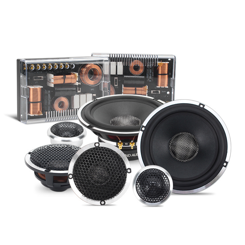 high quality 3 way component  big midrange car speakers car audio pro car audio 6.5 speakers system sound