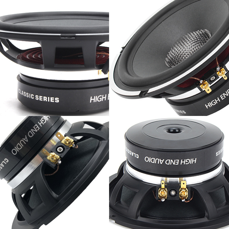 high quality 3 way component  big midrange car speakers car audio pro car audio 6.5 speakers system sound