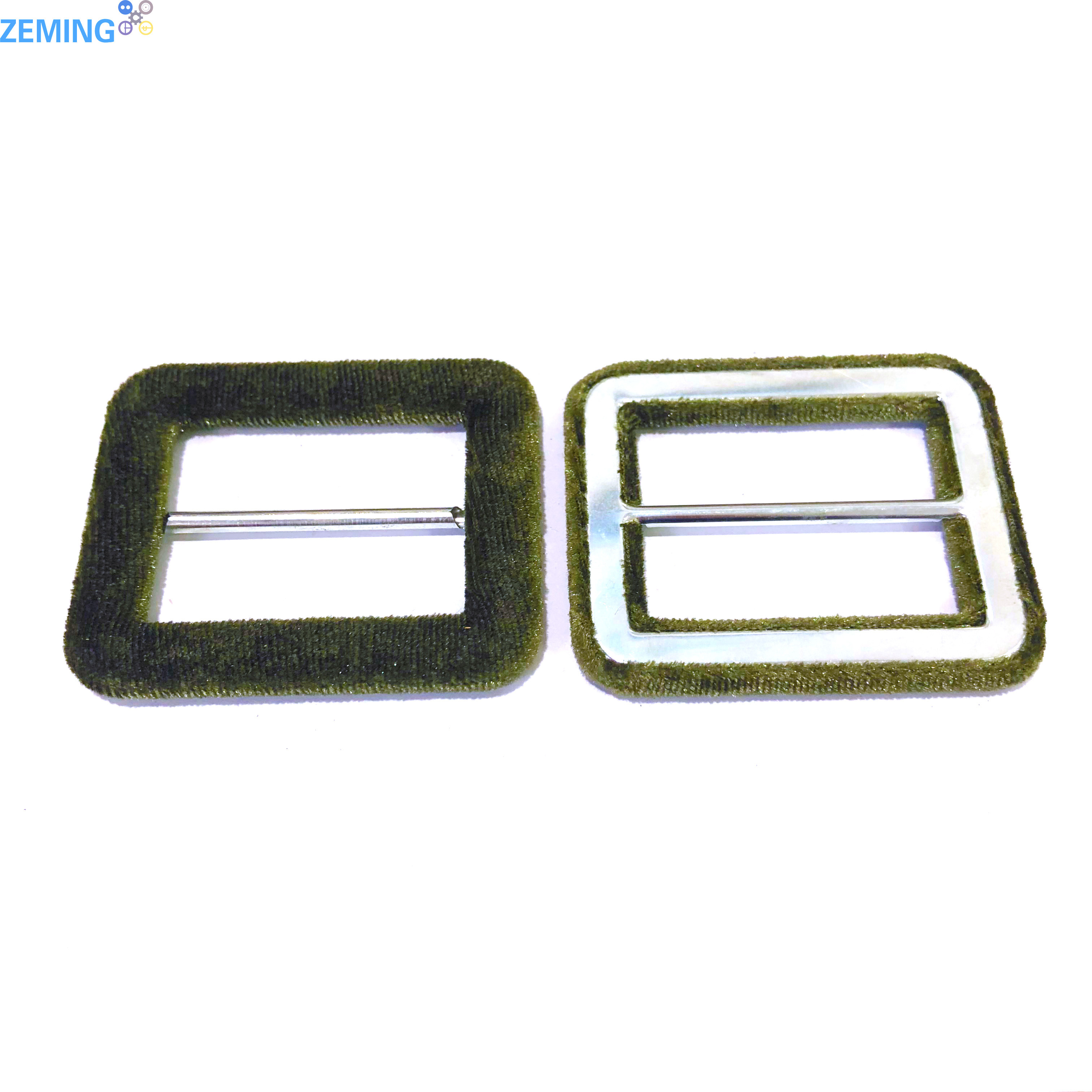 Hot Selling Square Shape Metal Fabric Covered Belt Buckle Blank Hardware Buckle For Belt Maker