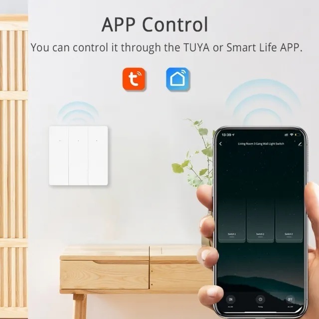 Zemismart Tuya Zigbee EU Light Switch No Neutral Wall Push Button Interruptor Alexa Google Home Control 220V Smart Home Zigbee