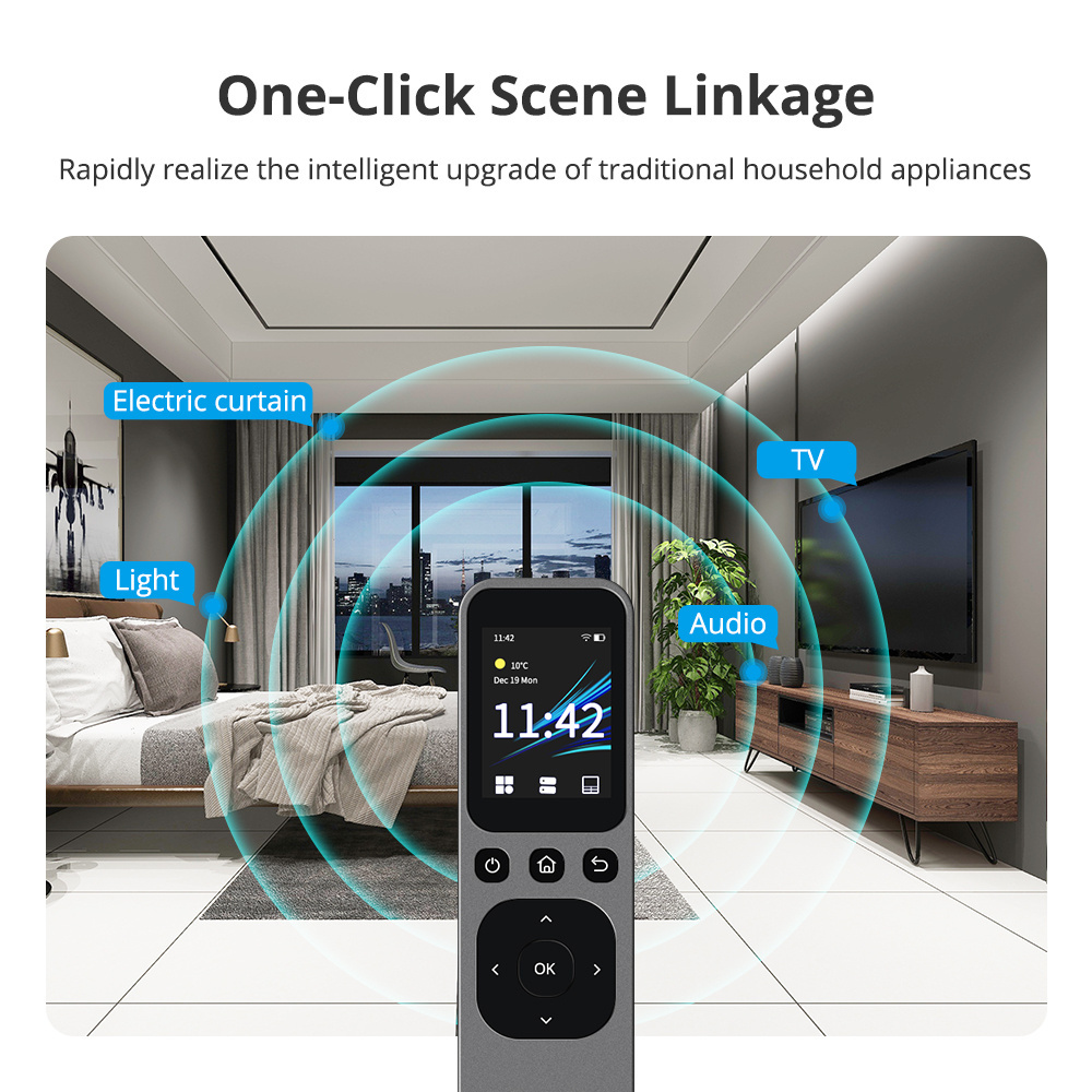 Zemismart Tuya Smart WiFi Zigbee BLE Central Control with HD Touch Screen Wireless Charging Base Infrared Remote Control