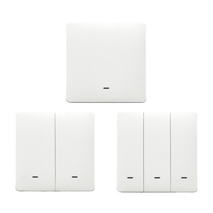 Tuya WiFi Smart Wall Light Switch Neutral Wire Required 1 2 3 Gangs Physical Push Button Alexa Google Home