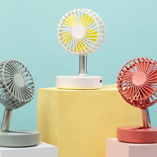 Best gift her 360 degree 2000mAh Battery Operated Clip Portable rechargeable desk usb mini fan