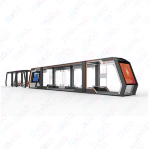 Outdoor street furniture solar powered smart bus stop shelter with lcd advertising display bus station with bench