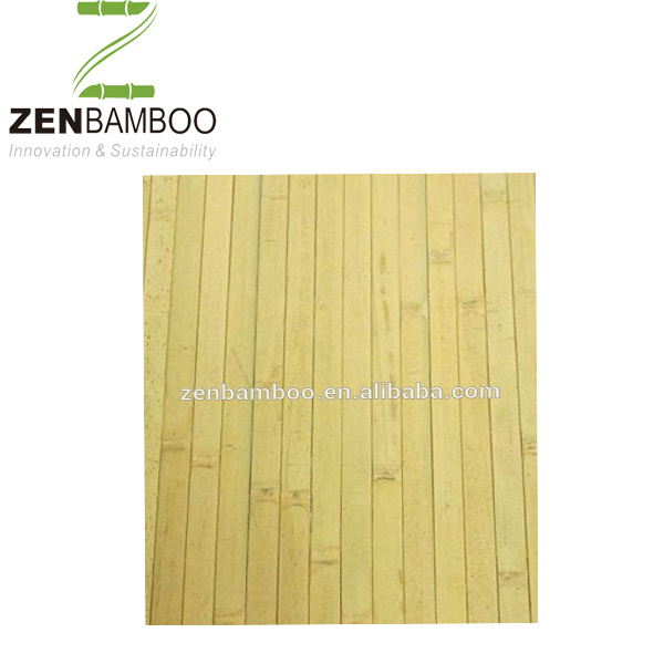 Natural bamboo tambour paneling for wall and celling