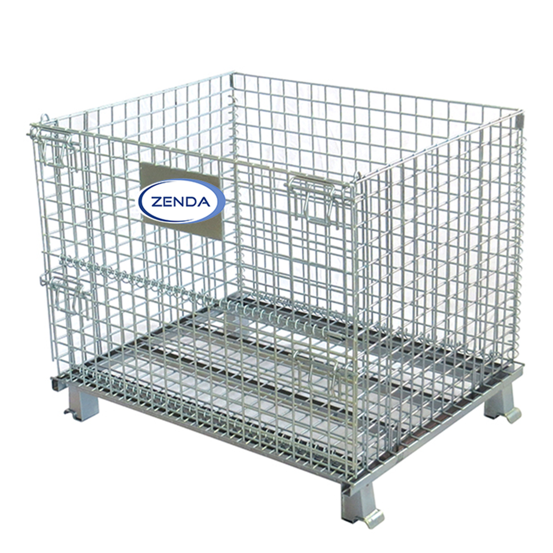 Wholesale Capacity 400-1500kg Low Cost Collapsible Pallet Heavy Duty Wire Stillage Mesh Cage