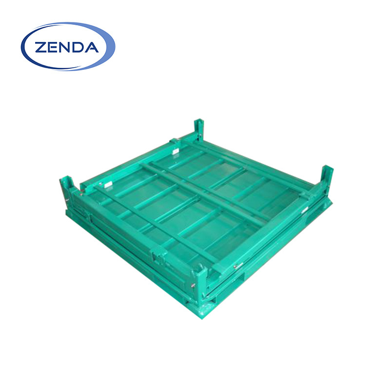 Customized Foldable Stackable Heavy Duty Metal Collapsible Foldable Stillages Cages