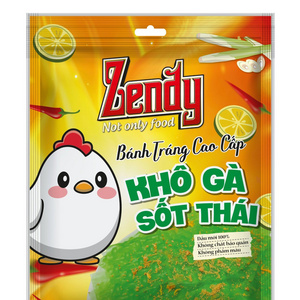 Vietnamese High Quality Rice Paper Snack Dried Chicken with Thai Sauce Low MOQ Box Packaging Snack Dried Chicken with Sauce