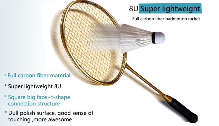 Iron alloy badminton racket adult set training racket professional racket