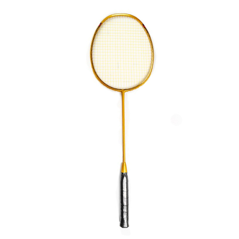 Iron alloy badminton racket adult set training racket professional racket