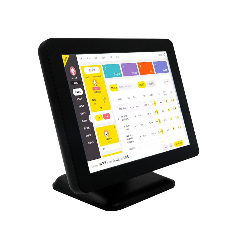 TouchDisplays Windows 10 OEM cashier machine wall mounted bar cash register machine gas station pos system with card reader