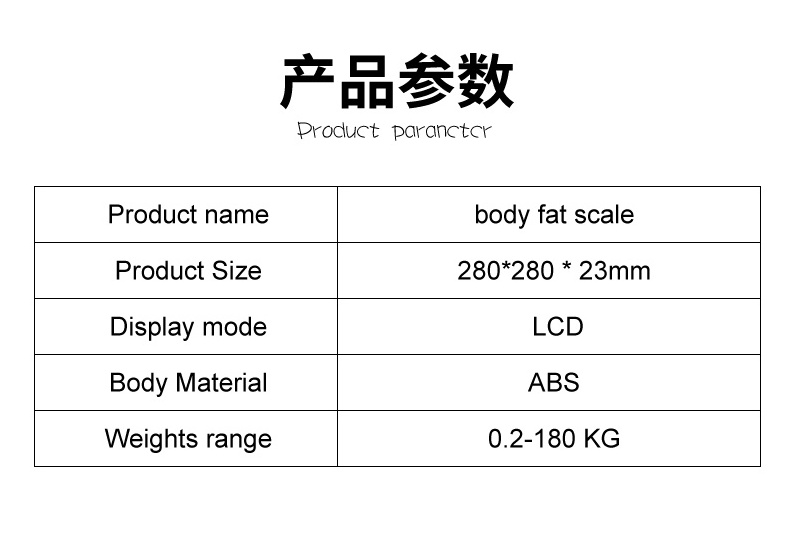 2023 Top seller 180kg/396lb Electronic Bluetooth BMI Smart Body fat scale weighing Scale