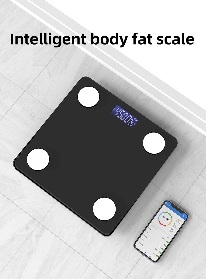 ISO9001 BSCI factory certified products household electronic smart bluetooth analyzer scale body fat scale