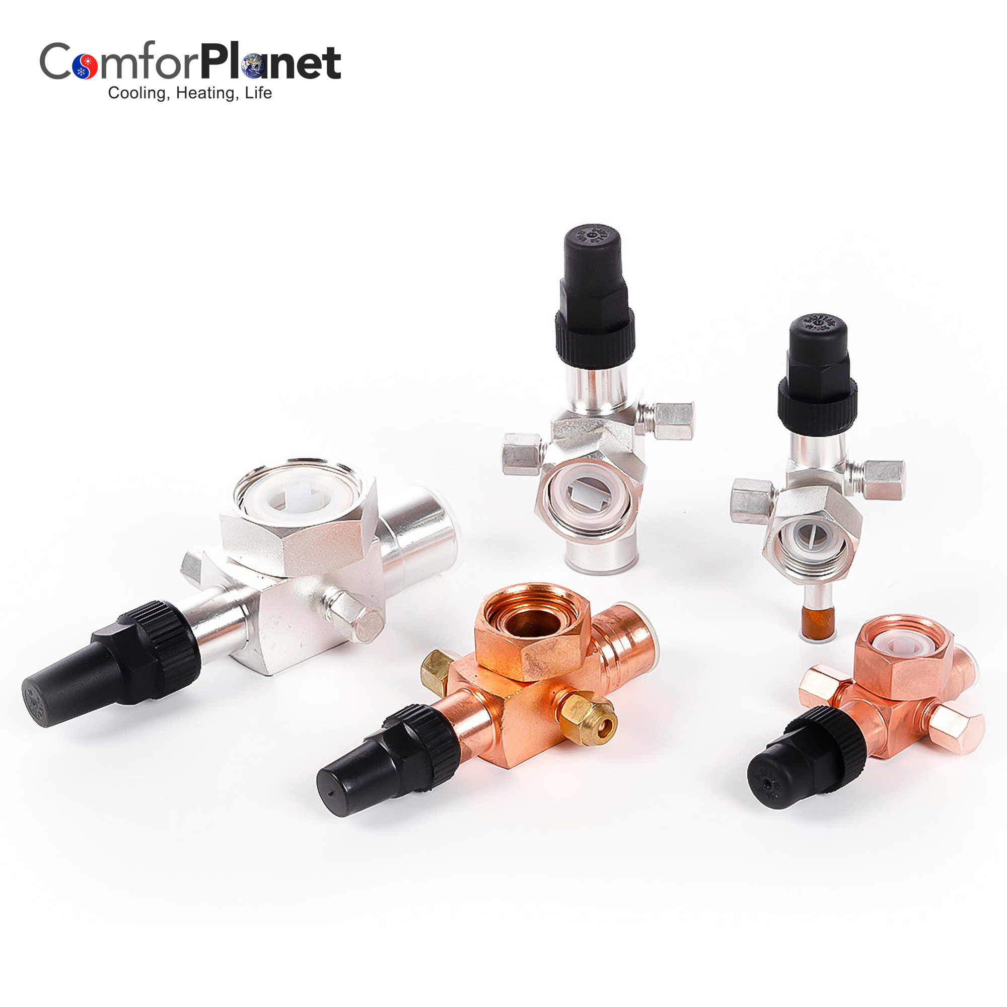 Factory Price Suction Control Valve Refrigeration A/C Expansion Control Ball Cut-Off Rotalock Valve for Air Conditioning