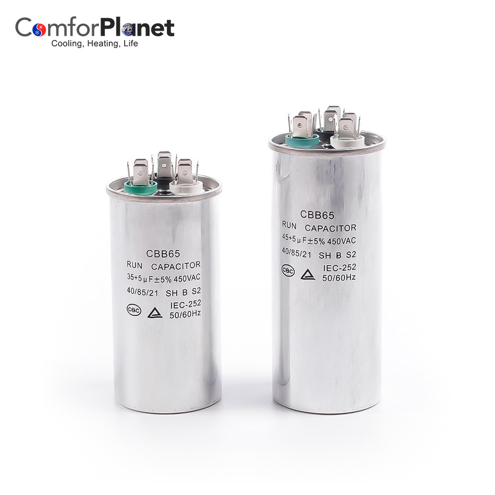 CBB65 HVAC Capacitor for Air Conditioner Compressor Wholesale Factory Price Capacitor 100UF 200V