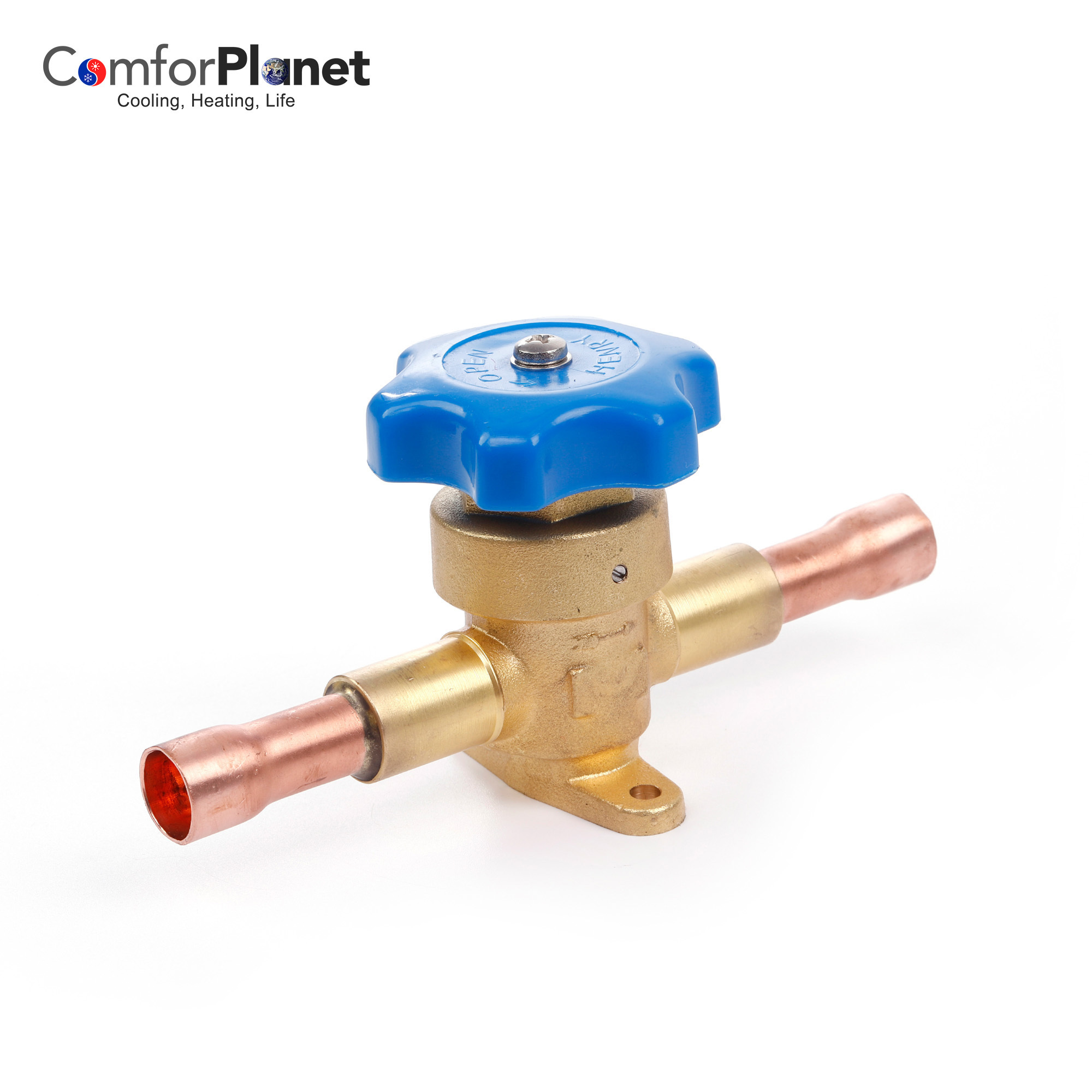 Brass refrigerants and oils Hand Valve for refrigeration Air Conditioning Cold Storage shut off valve of manual Hand Valve