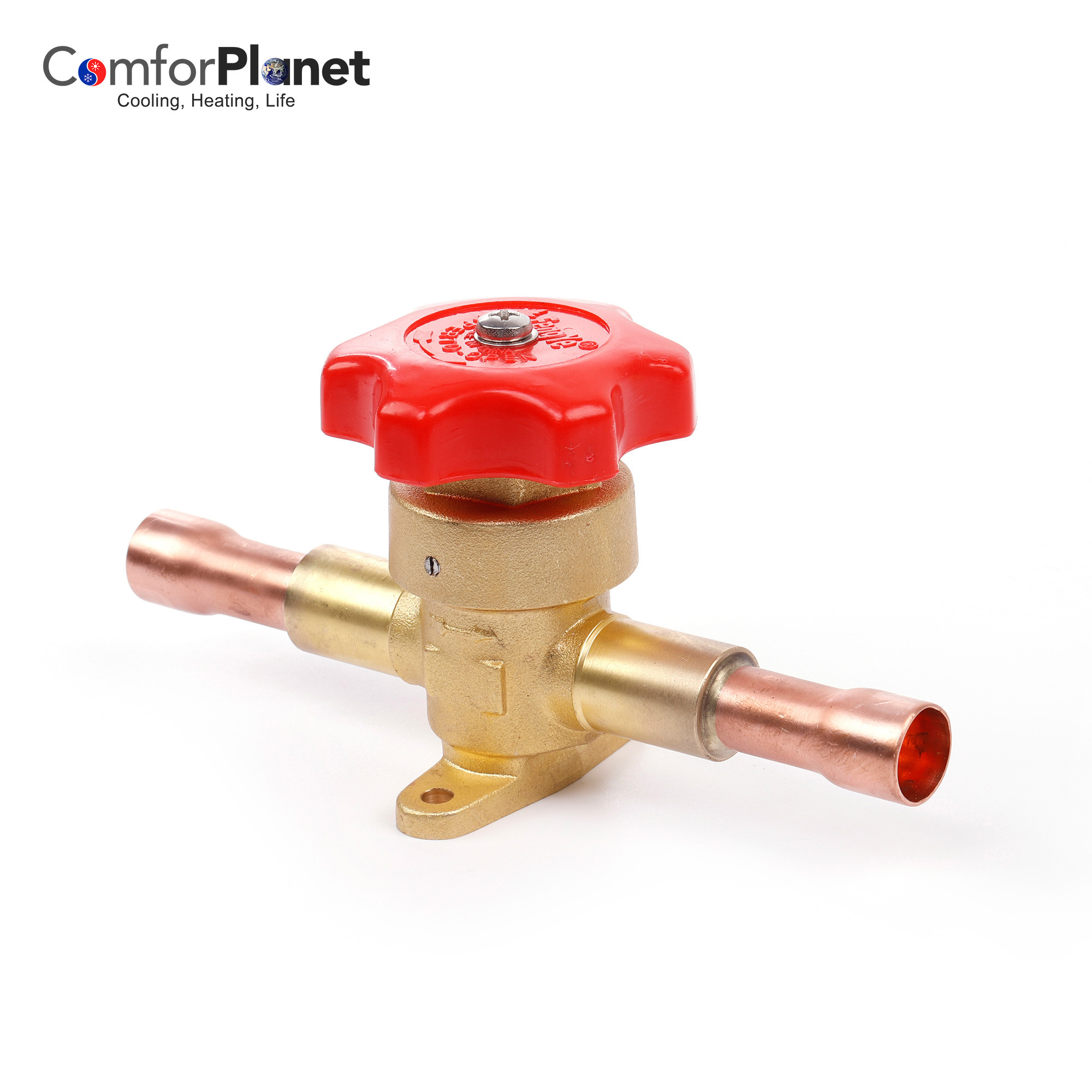 Brass refrigerants and oils Hand Valve for refrigeration Air Conditioning Cold Storage shut off valve of manual Hand Valve