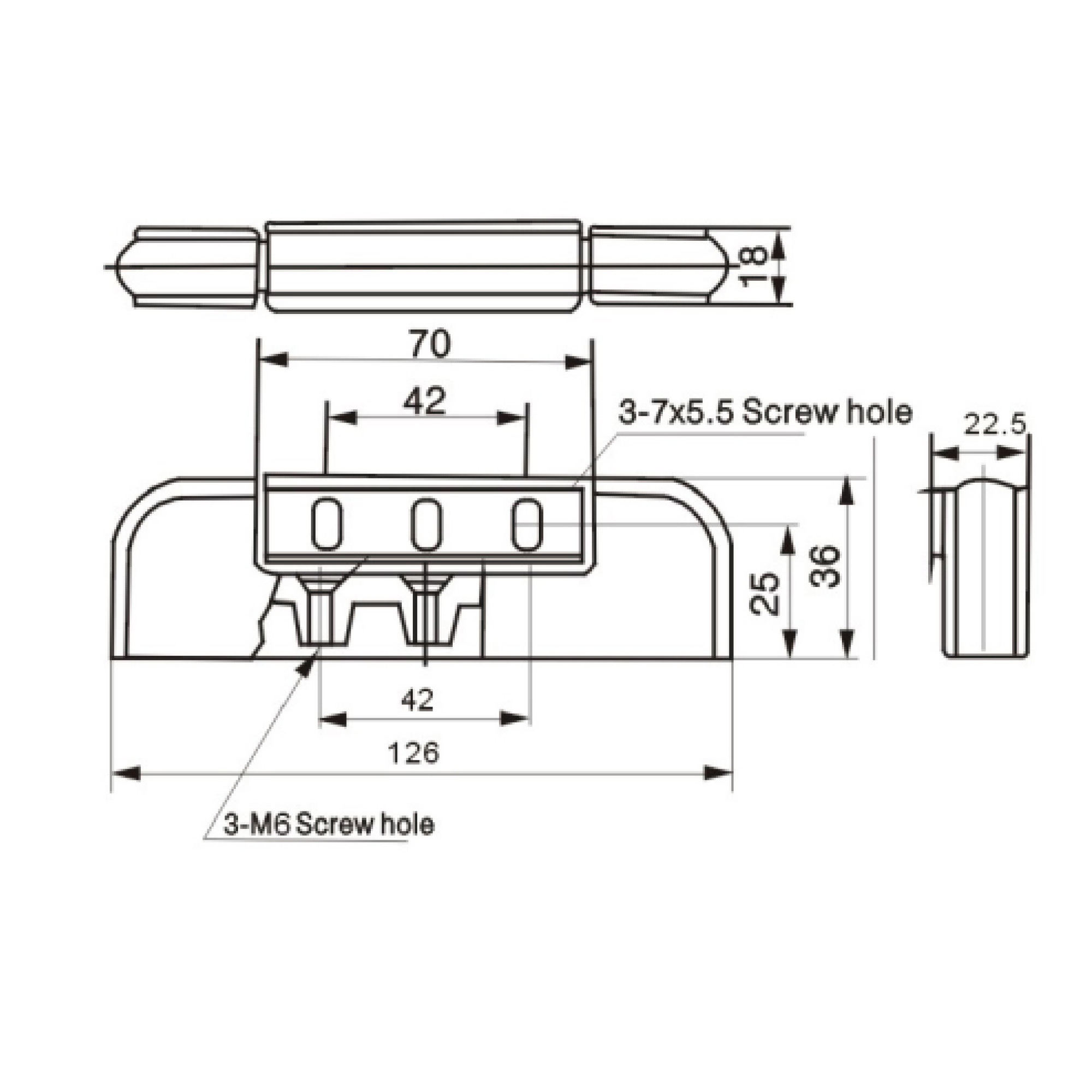 Manufacturer Freezer Door Hinge Cold Storage Hinge Door Lock CH-1336 Chest Freezer Door Hinge for Refrigerator