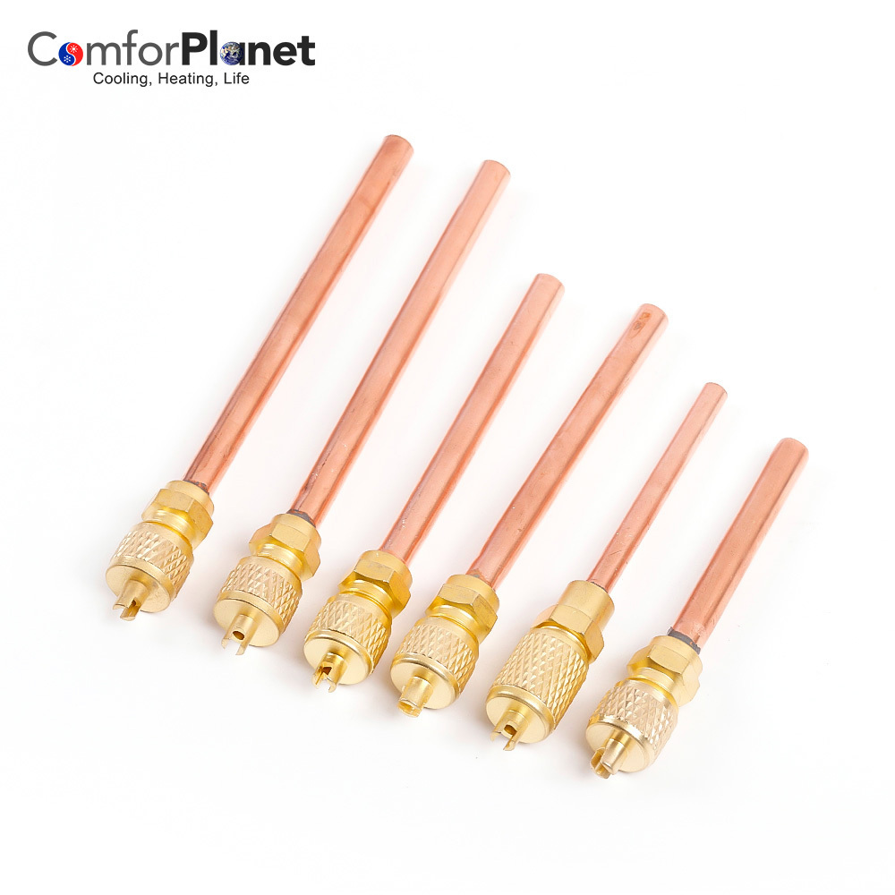 Good quality  Access Valve for hvac Air conditioner refrigeration valve with Copper air valve