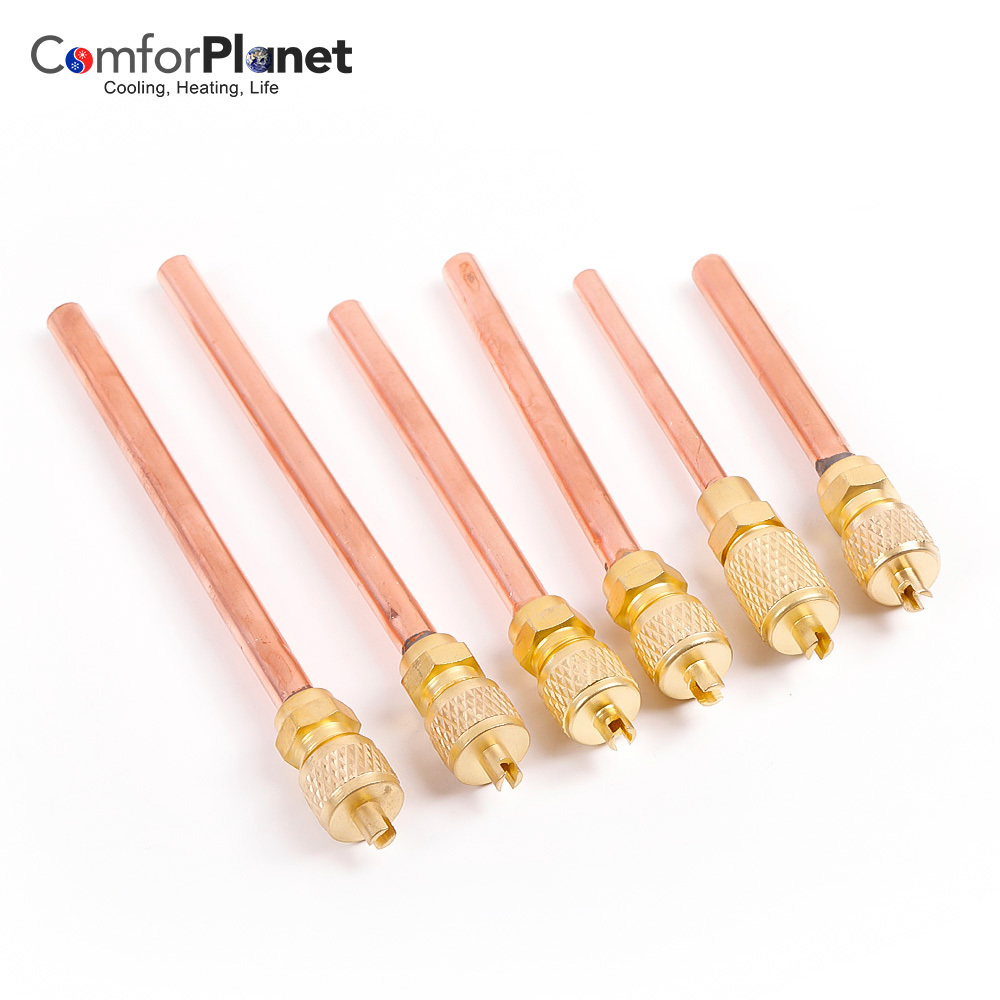 Good quality  Access Valve for hvac Air conditioner refrigeration valve with Copper air valve