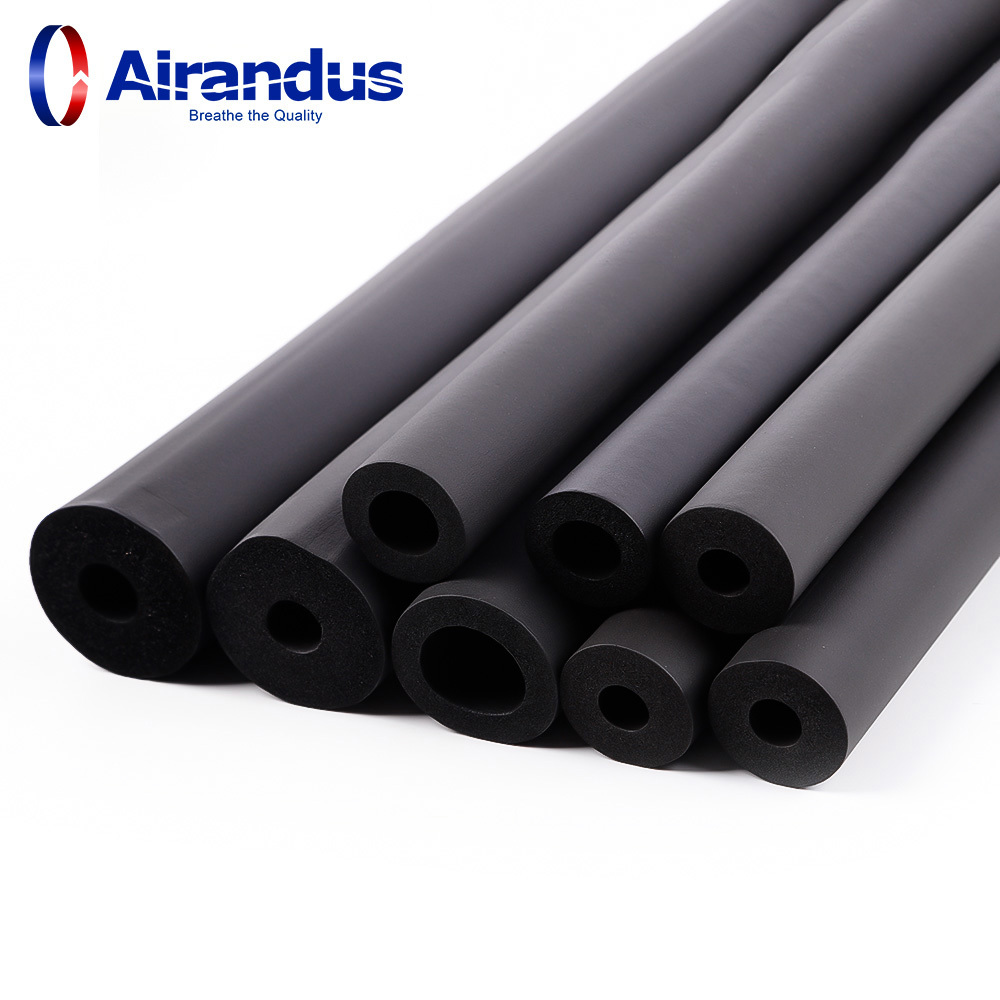 Factory Price AC Pipe Thermal Insulation Rubber Plastic Fireproof Board Foam Rubber Insulation Pipe for Refrigeration