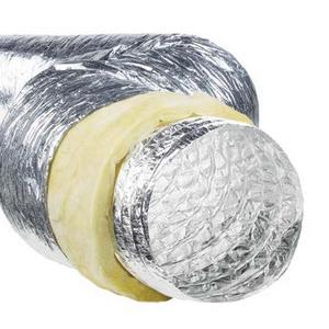 Manufacturer Ventilation Aluminum Flex Duct Pipe Full sized Aluminium Insulated Flexible Duct for HVAC