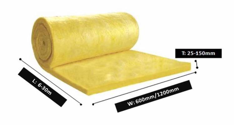 HVAC R13 R19  Glass Wool Insulation  For thermal and acoustic insulation of HVAC ductwork applications