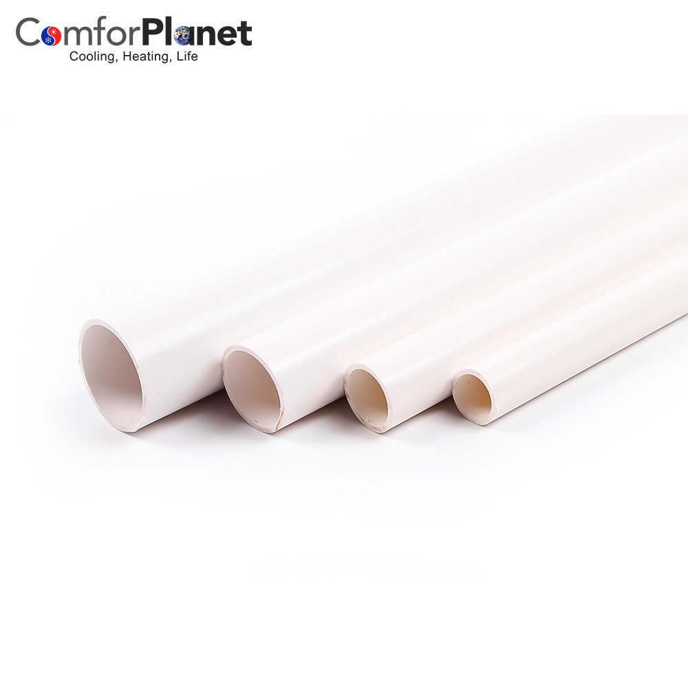 All Type PVC Pipe  Rigid Water Pipe Drain White Pipe  Air Ventilation PVC Plastic Duct