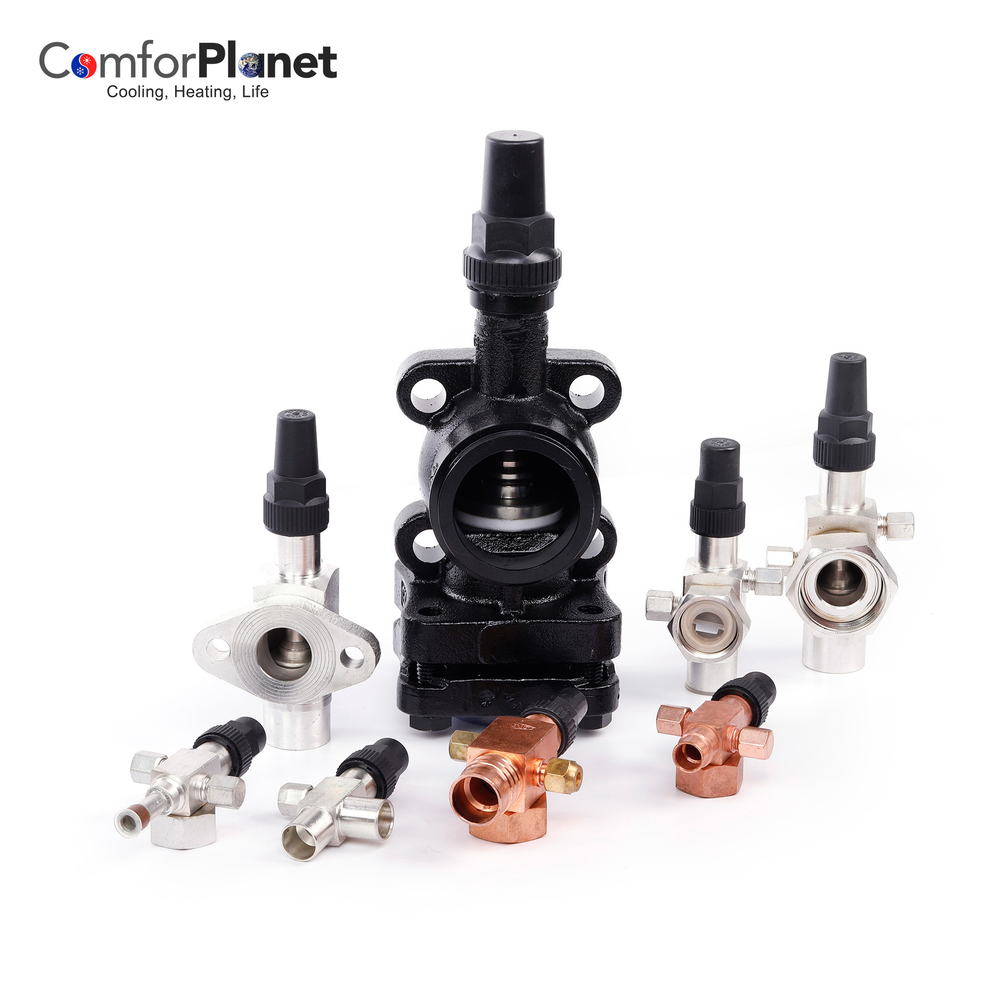 Factory Price Suction Control Valve Refrigeration A/C Expansion Control Ball Cut-Off Rotalock Valve for Air Conditioning