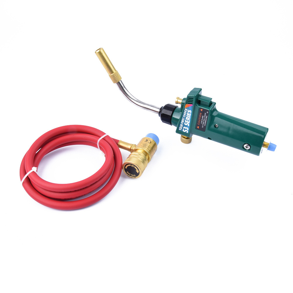 Hvac HT3660 Green MAPP or Propane Adjustable Brazing and Soldering Self Igniting Torch