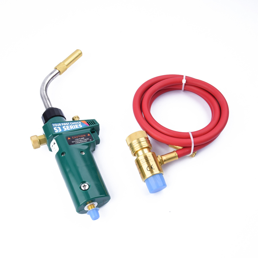 Hvac HT3660 Green MAPP or Propane Adjustable Brazing and Soldering Self Igniting Torch