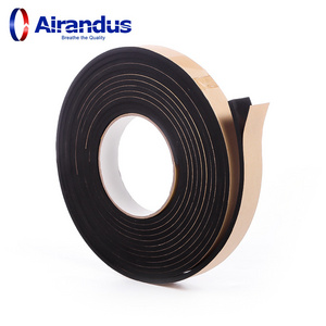 High Adhesion Black Color EVA Foam Adhesive Sponge Tape for ventilation Eva Foam Adhesive Tape Single Sided with 50mm