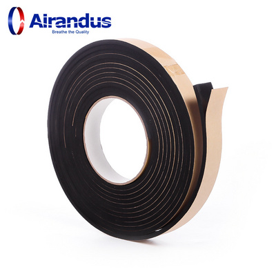 High Adhesion Black Color EVA Foam Adhesive Sponge Tape for ventilation Eva Foam Adhesive Tape Single Sided with 50mm