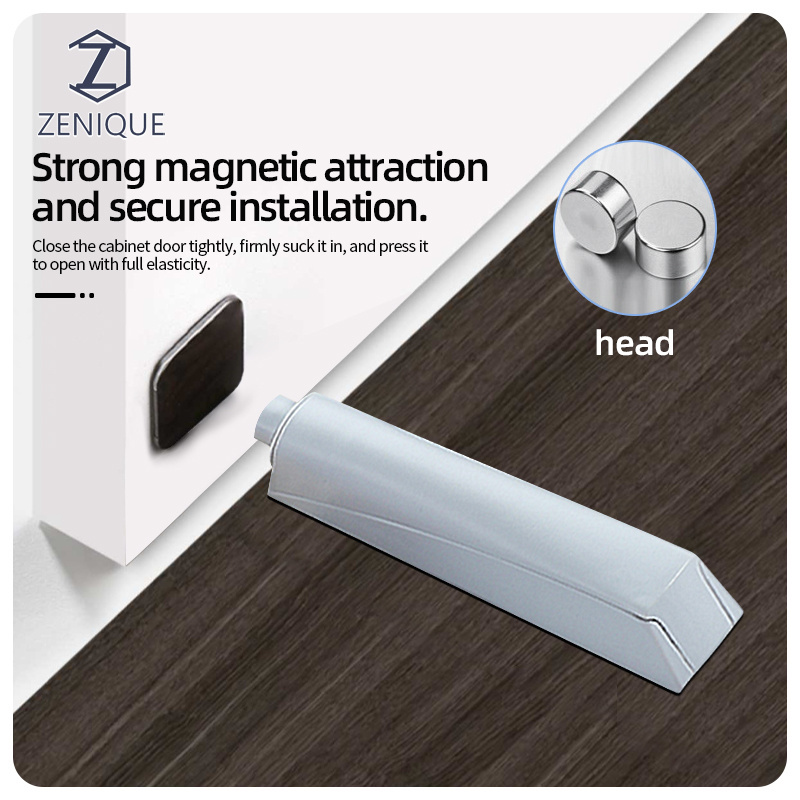 Wholesale High Quality Magnetic Press Plastic Kitchen Office Cabinet Door Push To Open System Push Catch Latch