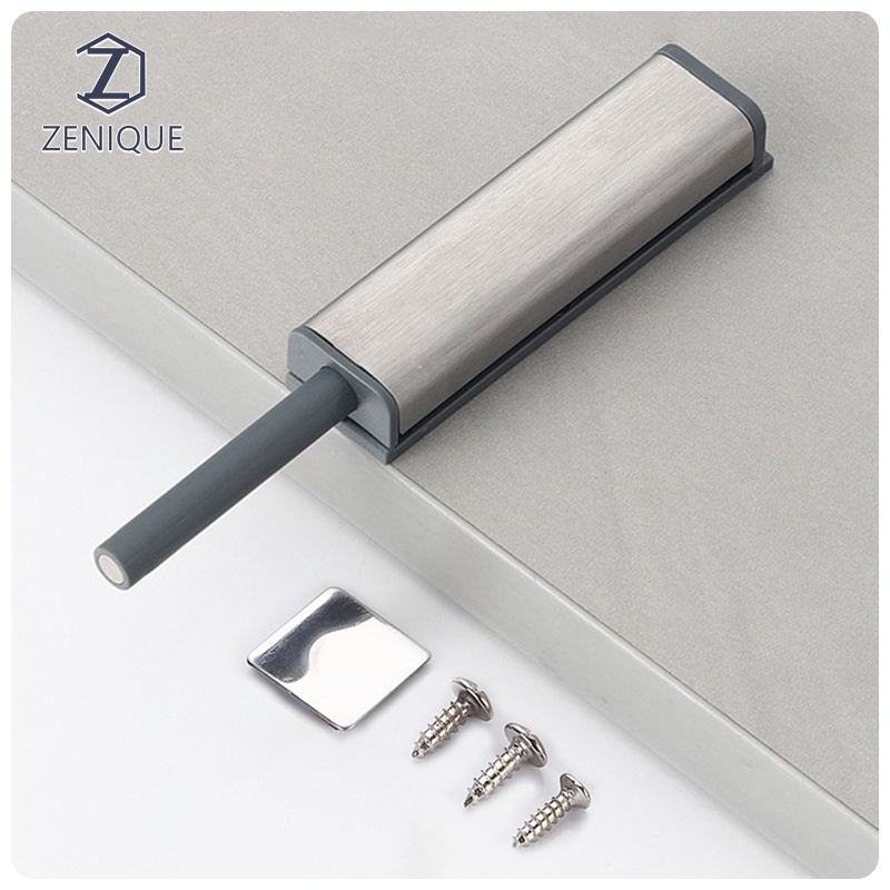 Top Quality Aluminum Magnetic Push to Open Door Latch Cabinet Push to Open System Touch Latch For Door Drawer