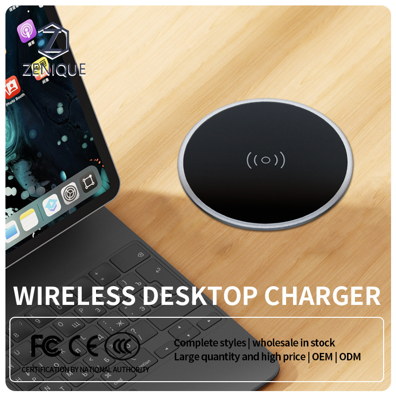 Long Distance 20MM Wireless Chargers Built-in Desktop QI IOS Android Phone Charger  Embedded 15W Wireless Charger